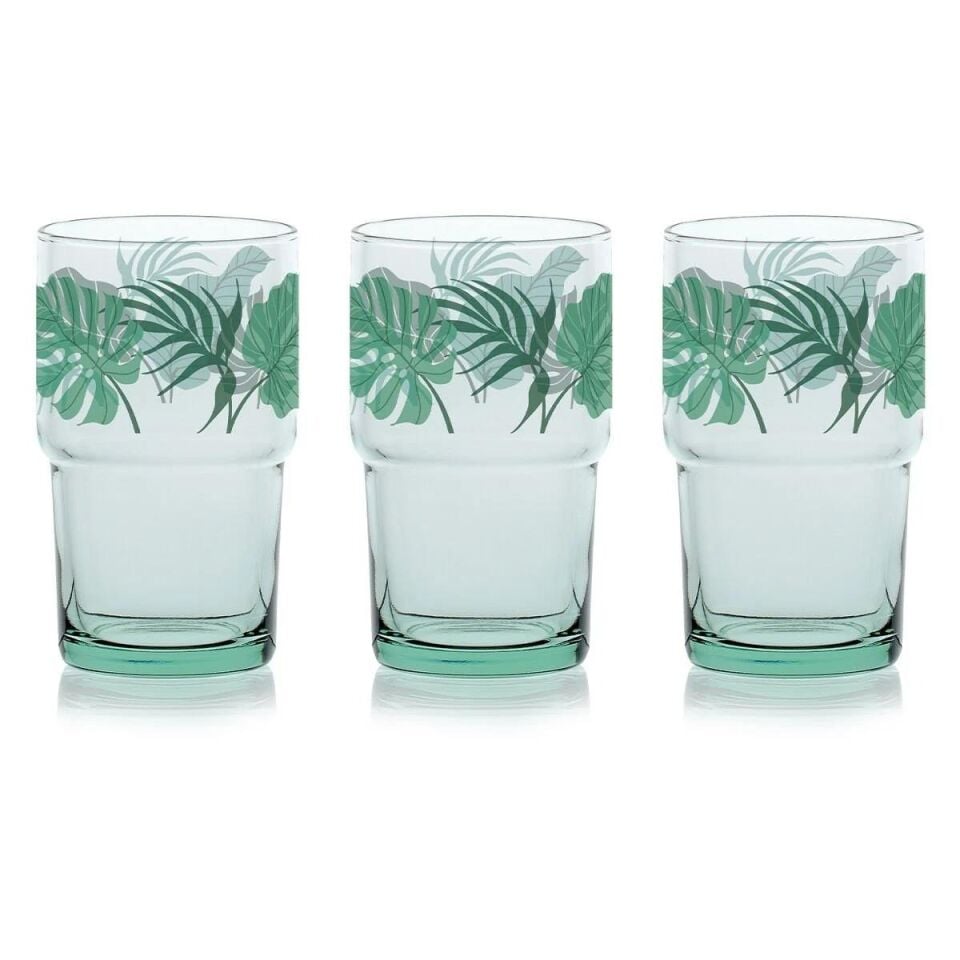 Greenwood Sleeve 3 Parça Set Green Glasses 440 Cc