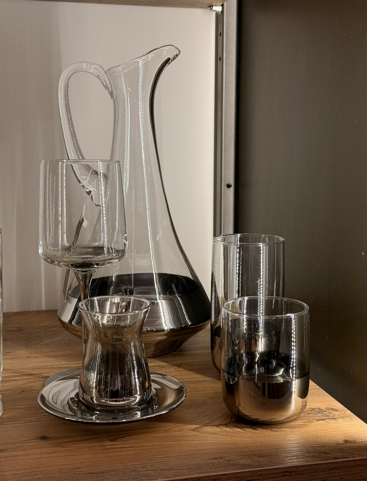 Mesa 61 Parça Titanyum Makine Garantili 12 Kişilik Su Takımı