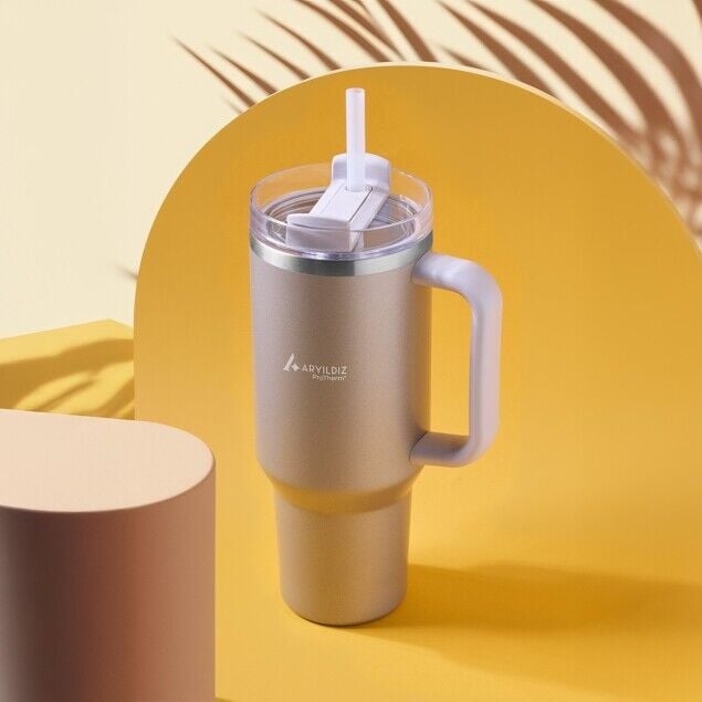 Aryıldız Protherm Flow Up Termos Gold 900 ml