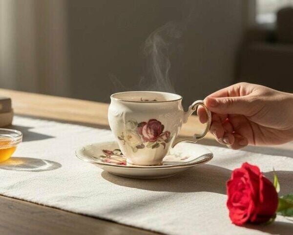 RoyKing Rose 6 KİŞİLİK KAHVE FİNCAN