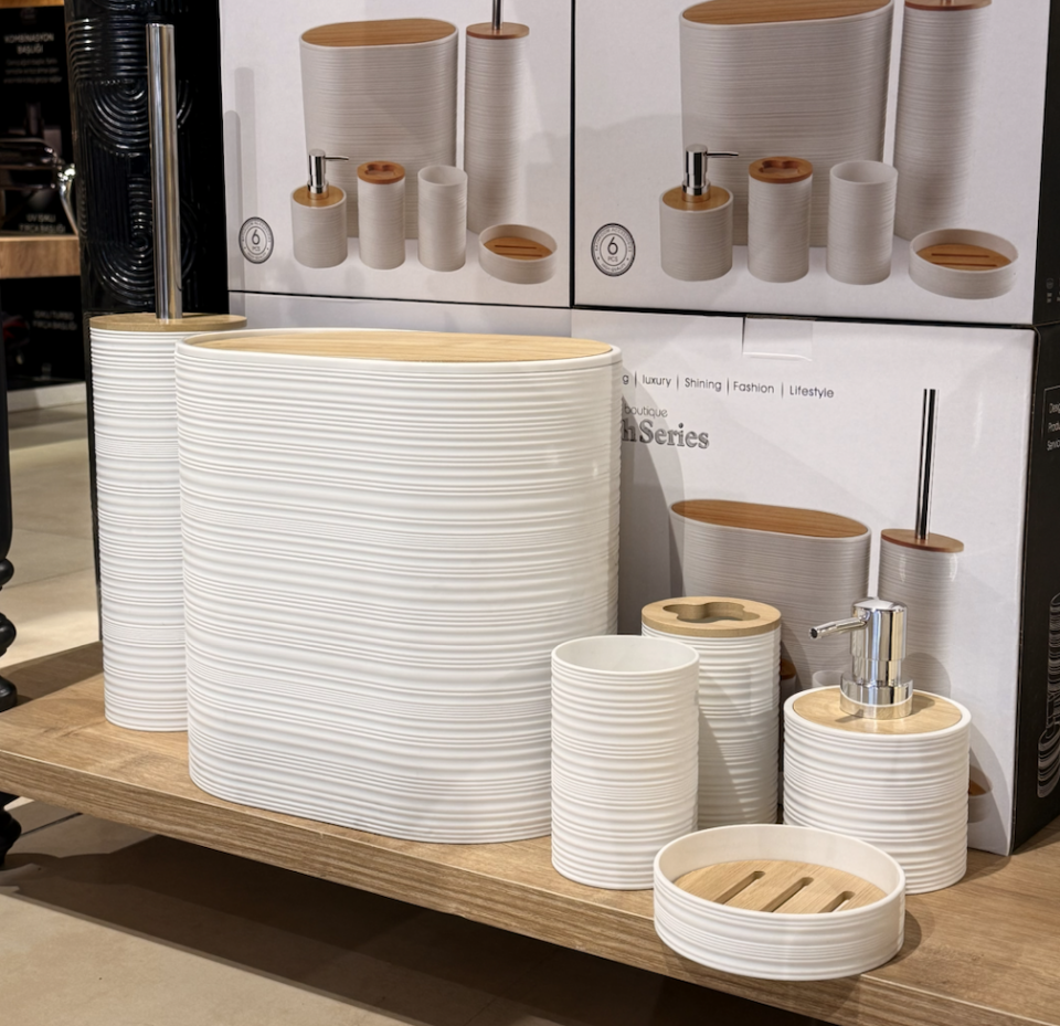 Twinkle 6 Parça Banyo Seti Krem