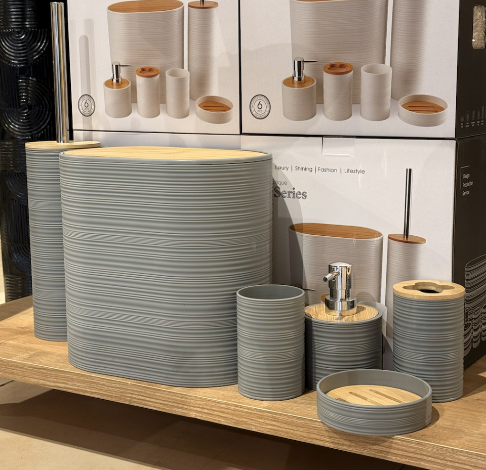 Twinkle 6 Parça Banyo Seti Gri