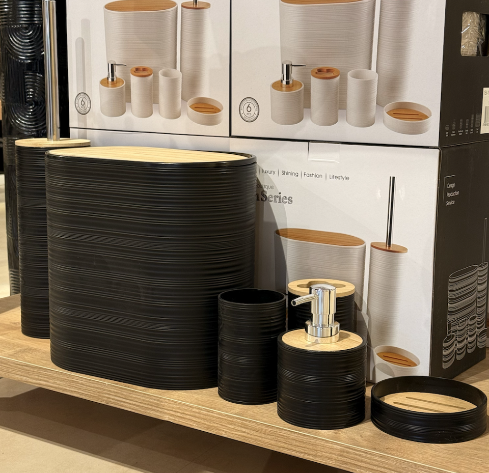 Twinkle 6 Parça Banyo Seti Siyah