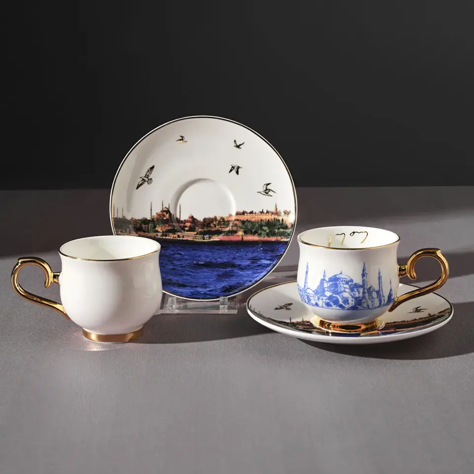 Karaca Unicef İlber Ortaylı 2 Kişilik Kahve Fincan Takımı 90 ml