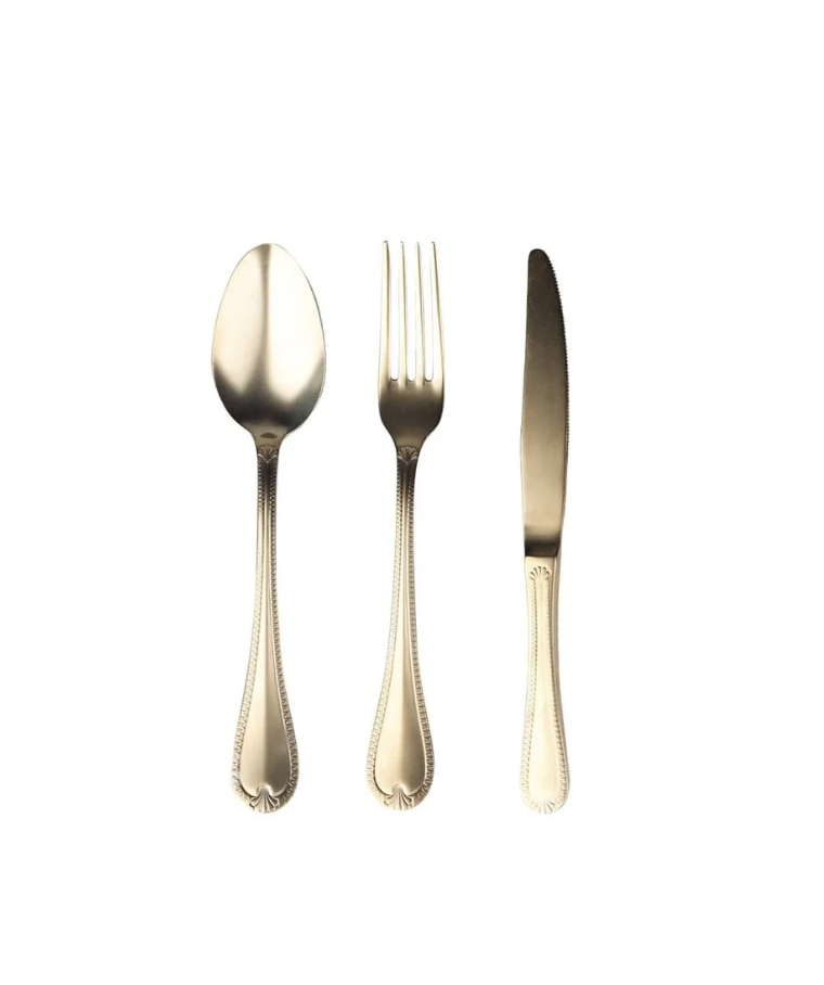 LuckyArt Lyon 008 Pearl 72 Parça Çatal Kaşık Bıçak Seti