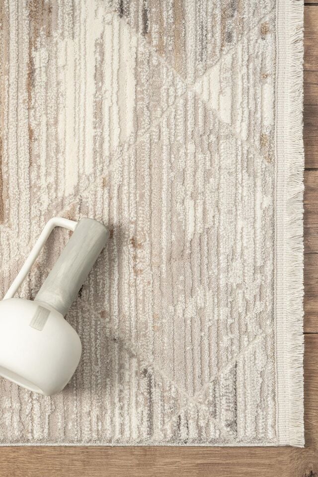 EMPERA Pena - Valerian Geometrik Desenli Kolay Temizlenebilir Mutfak Halısı