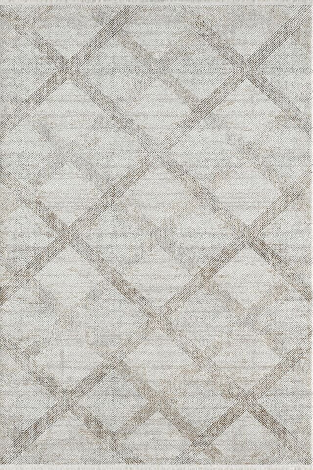 EMPERA Pena - İmpala Modern Saçaklı Geometrik Desenli Halı