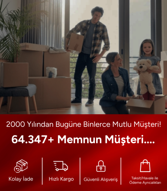 2000 Yılından Bugüne 66.347+ Memnun Müşteri!
